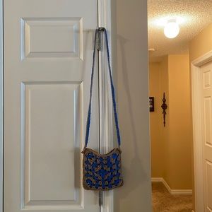 Handmade Crochet Granny Stitch Cross Body Bag